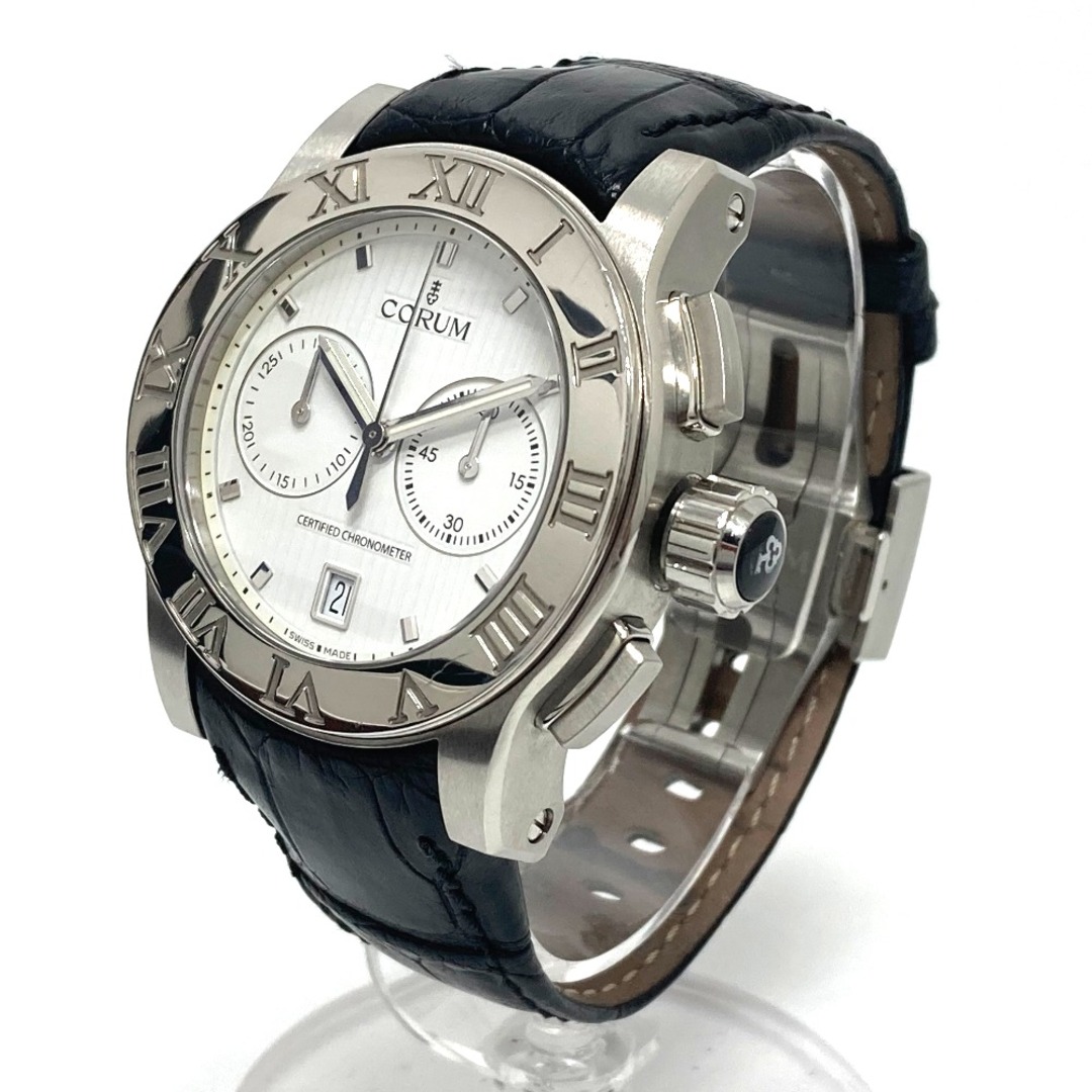 CORUM(コルム)のコルム CORUM ロムルス 44 984.715.200F01EB77  自動巻き デイト 腕時計 SS シルバー メンズの時計(腕時計(アナログ))の商品写真