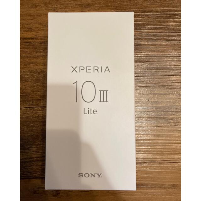 【新品未開封】スマホ Xperia 10 III Lite  黒 simフリー