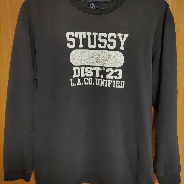 STUSSY - ステューシーDIST.#23 L.A.CO.UNIFIED長袖TシャツMサイズ黒の