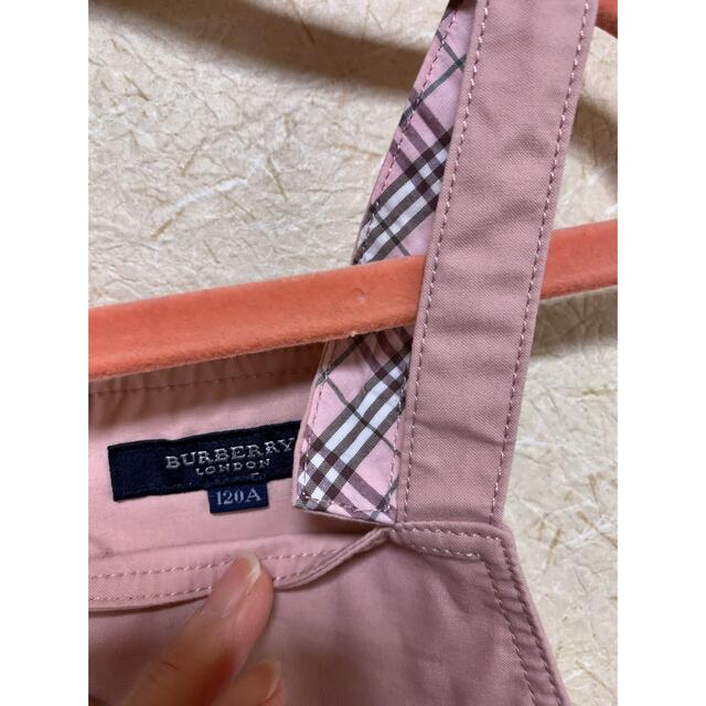 BURBERRY(バーバリー)の最終値下げ バーバリー ワンピース ピンク 120cm キッズ/ベビー/マタニティのキッズ服女の子用(90cm~)(ワンピース)の商品写真