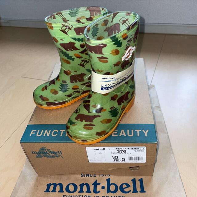 mont bell モンベル レインブーツ Baby's 15.0cm キッズ用 長靴 雨靴の by きんぐ's shop｜モンベルならラクマ