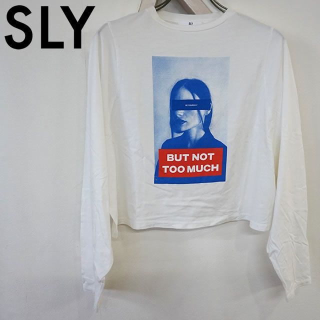 SLY(スライ)のSLY 長袖Ｔシャツ ホワイト 4805666 レディースのトップス(Tシャツ(長袖/七分))の商品写真