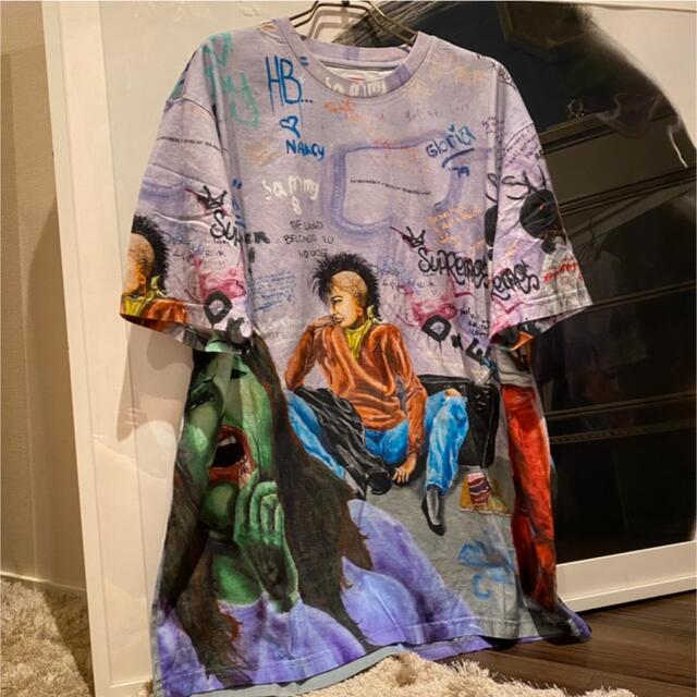 極美品　Supreme  シュプリーム　総柄Tシャツ　オーバーサイズ