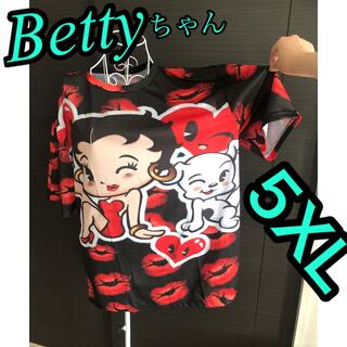 Bettyちゃん　BIG★Tシャツ、プルオーバー　大きいサイズ(Tシャツ(半袖/袖なし))