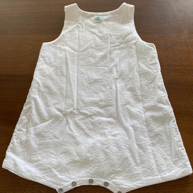 PETIT BATEAU(プチバトー)のプチバトー　ロンパース　67m キッズ/ベビー/マタニティのベビー服(~85cm)(ロンパース)の商品写真