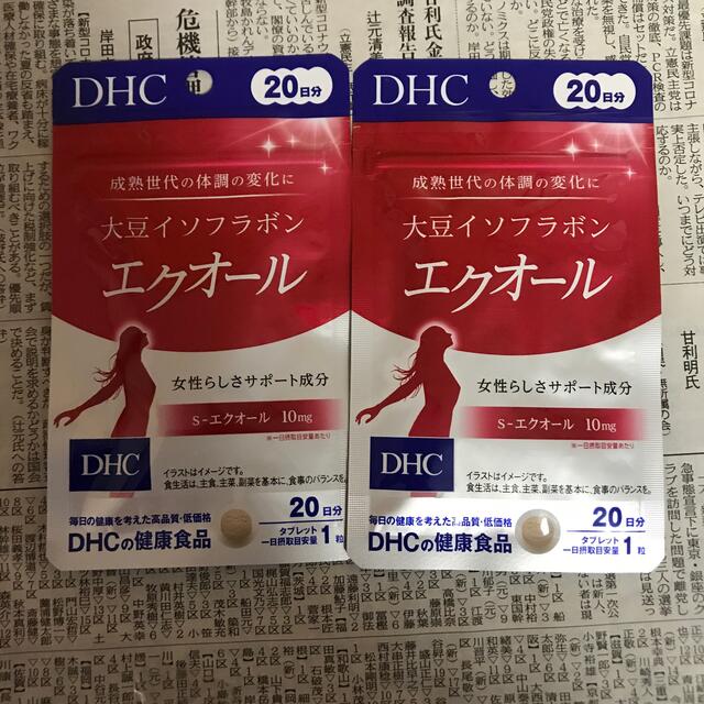 DHC(ディーエイチシー)のエクオール　dhc 20日分　2袋 コスメ/美容のコスメ/美容 その他(その他)の商品写真