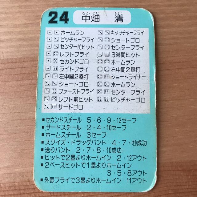 昭和60年の読売ジャイアンツ 中畑清 選手(タカラプロ野球カード 昭和60年の読売ジャイアンツ 中畑清 選手(タカラプロ野球カード