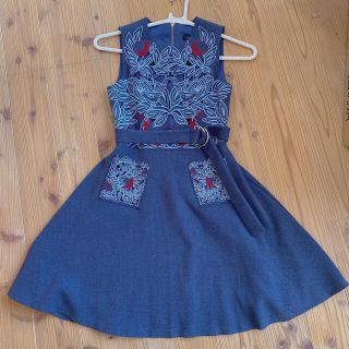 カンナビス レディース(CANNABIS LADIES)の【タグ付き未使用】DISAYA 刺繍ワンピース(ひざ丈ワンピース)