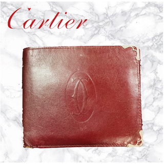 カルティエ(Cartier)の激安【カルティエ】二つ折り財布０１(折り財布)