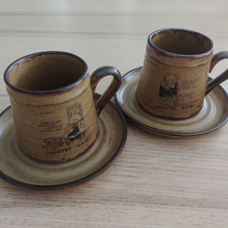 COUNTRY MATES　カップ&ソーサー　コップ(グラス/カップ)