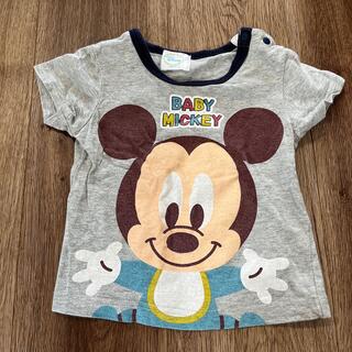 ディズニー(Disney)のベビーミッキー　シャツ60から70サイズ(Ｔシャツ)