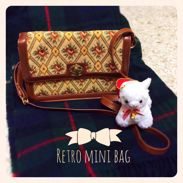 WEGO(ウィゴー)のレトロ ミニショルダーバッグ👜 レディースのバッグ(ショルダーバッグ)の商品写真