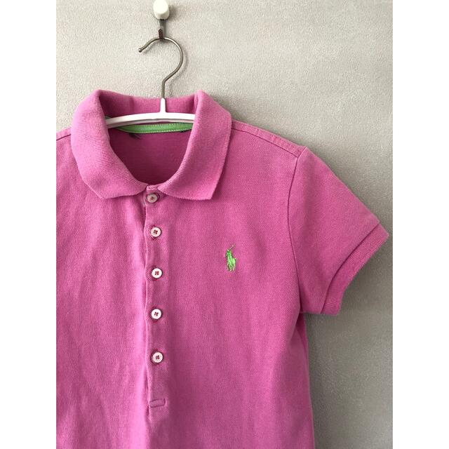 Ralph Lauren(ラルフローレン)のラルフローレン　ポロシャツ　120 ピンク キッズ/ベビー/マタニティのキッズ服女の子用(90cm~)(Tシャツ/カットソー)の商品写真