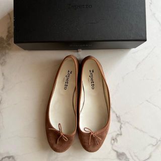 レペット(repetto)のLepetto レペット　バレエシューズ 38 スウェード　ブラウン(バレエシューズ)