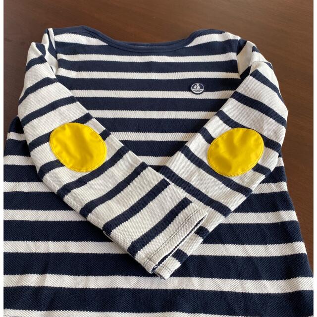 PETIT BATEAU(プチバトー)のプチバトー　12ans マリニエールコットンニットプルオーバー キッズ/ベビー/マタニティのキッズ服男の子用(90cm~)(Tシャツ/カットソー)の商品写真