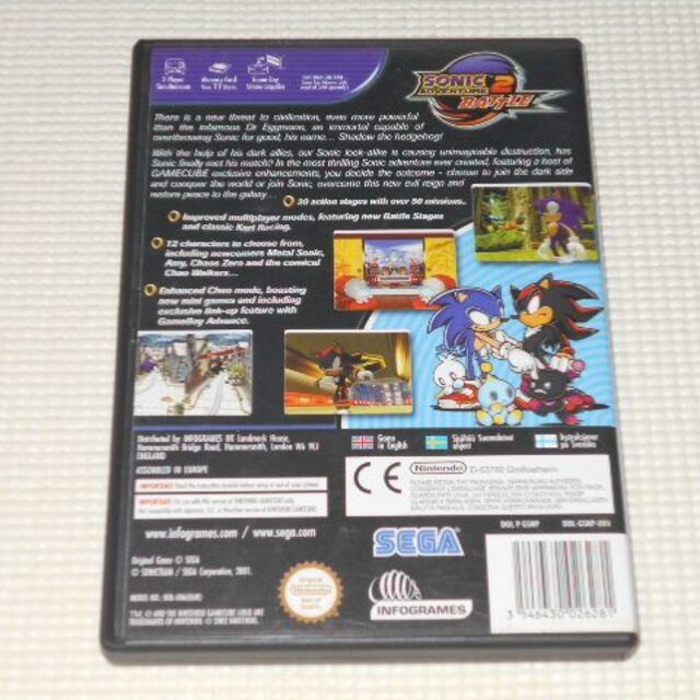 ゲームソフト/ゲーム機本体GC★SONIC ADVENTURE 2 BATTLE 海外版