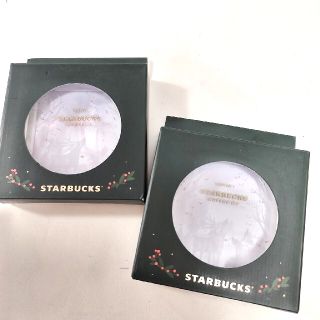 スターバックスコーヒー(Starbucks Coffee)の韓国　スタバ　dear グラス　コースター　2枚セット(テーブル用品)