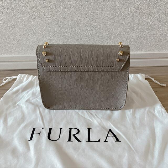 〈FURLA〉美品スタッズミニバッグ