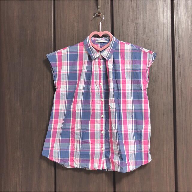 RETRO GIRL - レトロガール RETRO GIRL シャツ チェック柄 ノースリーブ ピンクの通販 by ririenne1206's shop|レトロガールならラクマ