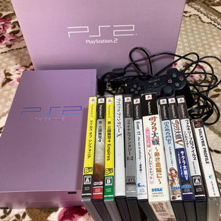 プレイステーション2(PlayStation2)の【ジャンク】PlayStation2 Sakura 本体 ソフト セット(家庭用ゲーム機本体)