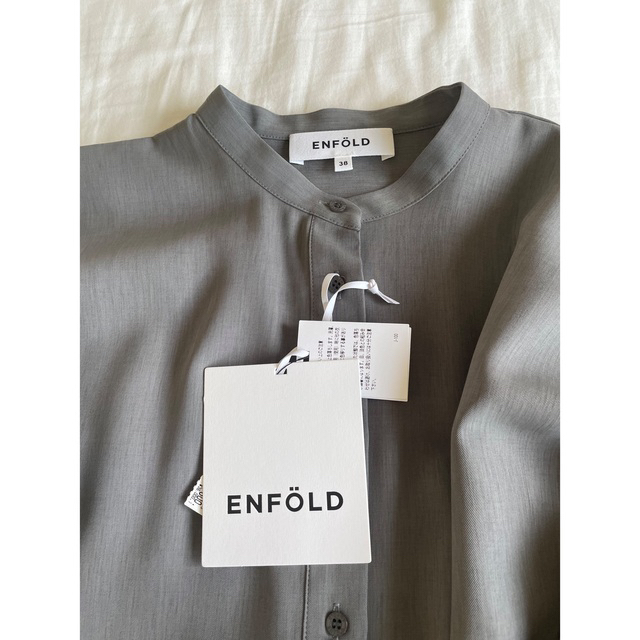 ENFOLD(エンフォルド)のENFOLD ComfortableTwill BIGシルエットDRESS レディースのワンピース(ロングワンピース/マキシワンピース)の商品写真