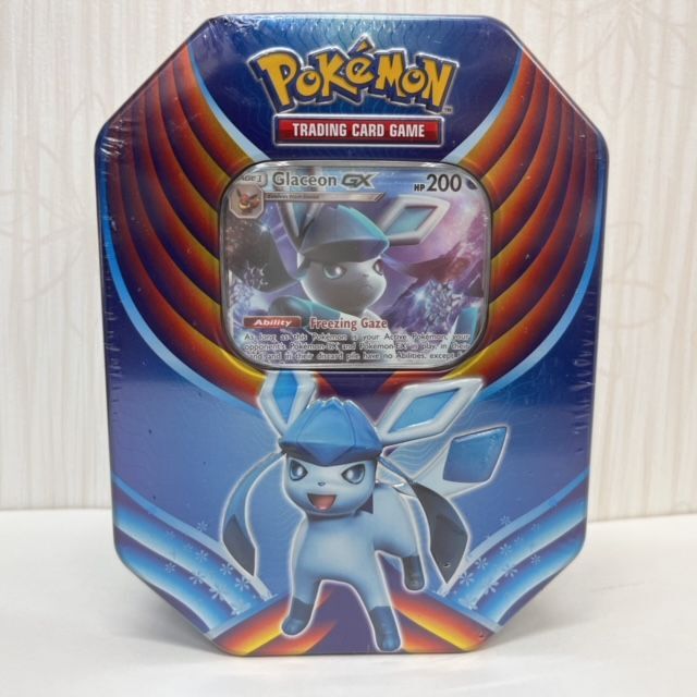 【値下げ中】グレイシアGX tin ティン缶 Glaceon 海外ポケモンカード