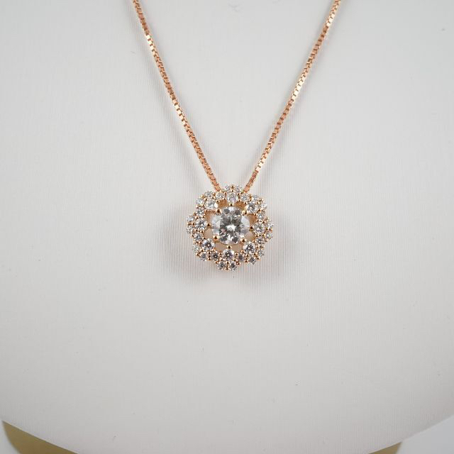 K18 お花ペンダントトップ 0510-3 即購入可