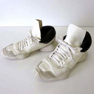 リックオウエンス(Rick Owens)のリックオウエンス アディダス RUNNER スニーカー レザー 25.5cm(スニーカー)