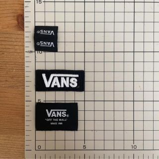 ヴァンズ(VANS)のvans  タグ　ワッペン(各種パーツ)