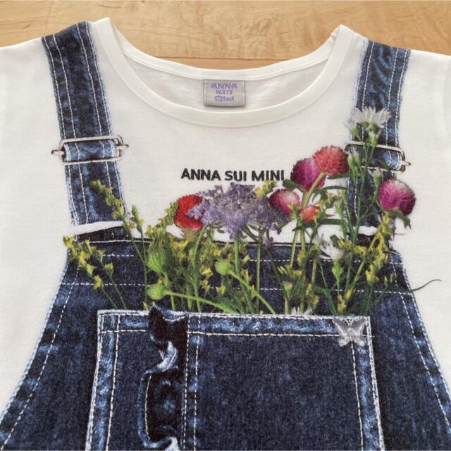 ANNA SUI mini - アナスイミニ 転写プリント ワンピース 140の通販 by ANNA SUI mini - アナスイミニ 転写プリント ワンピース 140の通販 by