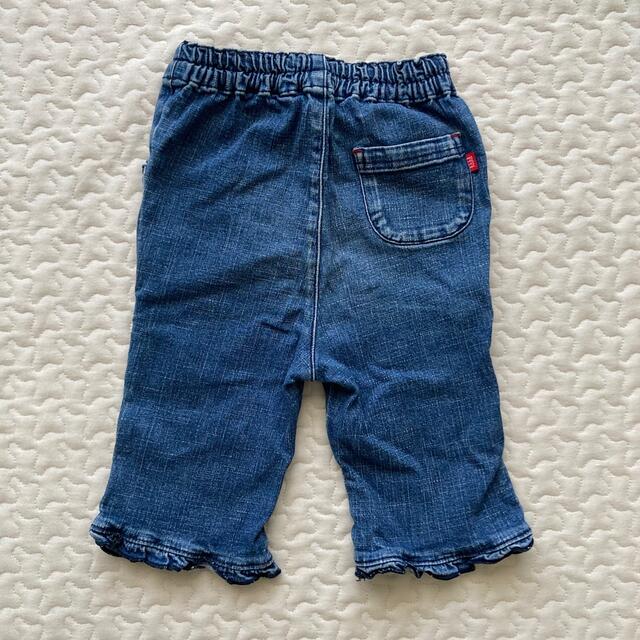 ELLE(エル)の90サイズ ELLE デニムパンツ キッズ/ベビー/マタニティのキッズ服女の子用(90cm~)(パンツ/スパッツ)の商品写真