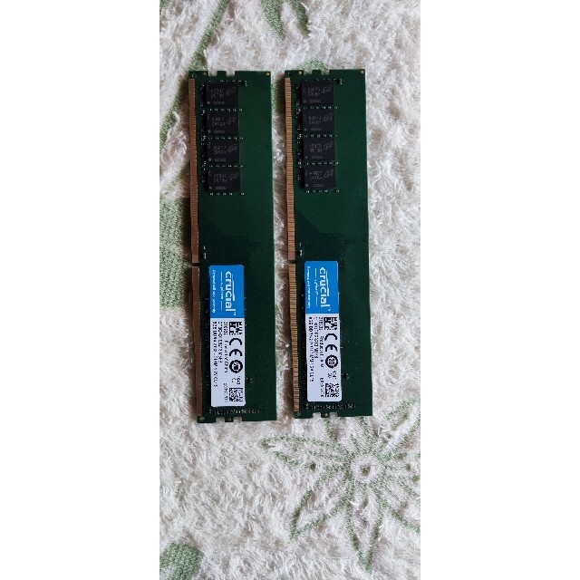 メモリ16gb(8gbx2) DDR4-2133 crucial