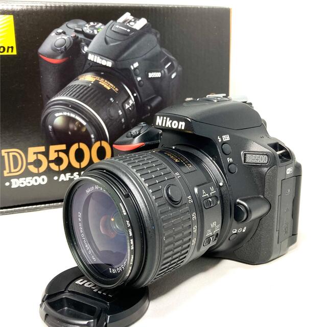 Nikon ニコンD5500 18-55VR Ⅱ KIT 6959ショット美品カメラ