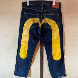 未使用　EVISU エビス　デニム　カモメ　龍　サテン生地