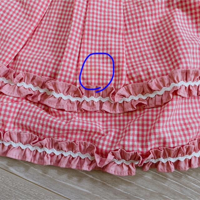 Shirley Temple(シャーリーテンプル)のシャーリーテンプル 吊りスカート　95cm キッズ/ベビー/マタニティのキッズ服女の子用(90cm~)(ワンピース)の商品写真