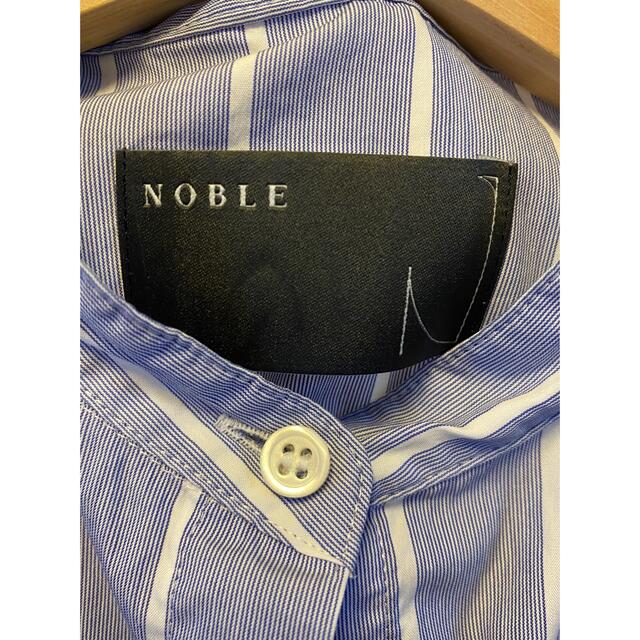 Noble(ノーブル)のNOBLE ノーブル　ストライプシャツ レディースのトップス(シャツ/ブラウス(長袖/七分))の商品写真