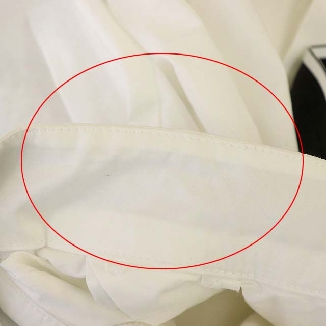 SNIDEL(スナイデル)のスナイデル 22SS テープボウタイブラウス シャツ 五分袖 ONESIZE 白 レディースのトップス(その他)の商品写真