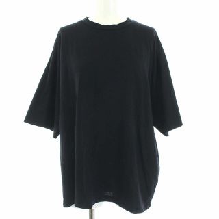 エンフォルド(ENFOLD)のエンフォルド 21AW CUT AND SEWN Tシャツ 38 M 黒(カットソー(半袖/袖なし))