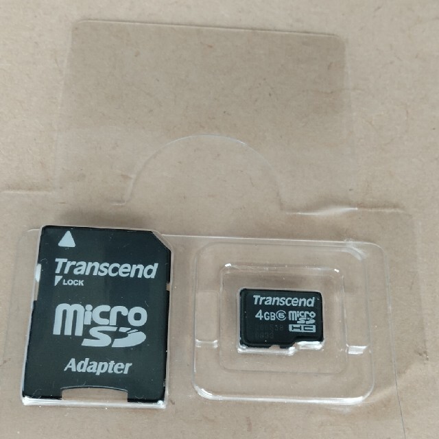 Transcend(トランセンド)のmicroSDHCメモリーカード 4GB スマホ/家電/カメラのスマートフォン/携帯電話(その他)の商品写真