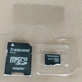 トランセンド(Transcend)のmicroSDHCメモリーカード 4GB(その他)