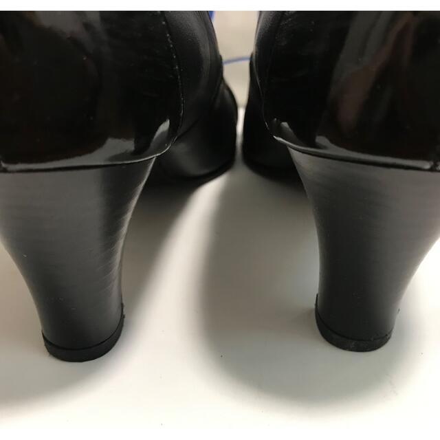 黒パンプス　24.5cm レディースの靴/シューズ(ハイヒール/パンプス)の商品写真
