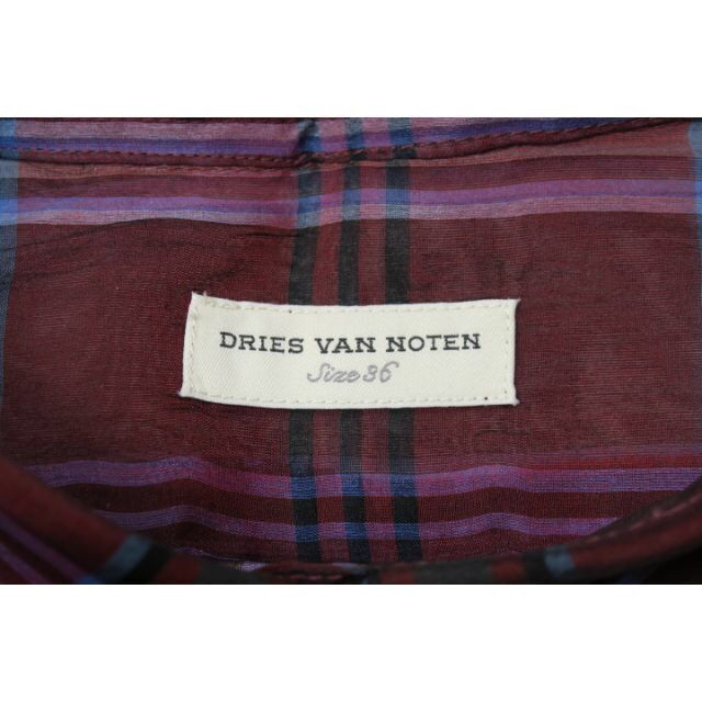 DRIES VAN NOTEN(ドリスヴァンノッテン)のドリスヴァンノッテン シャツ　DRIES VAN NOTENシルクシャツ レディースのトップス(シャツ/ブラウス(長袖/七分))の商品写真