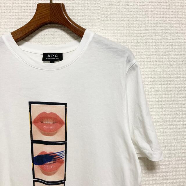 A.P.C. アーペーセー グラフィックプリントTシャツ M 白 日本製