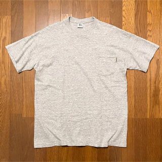 ステューシー(STUSSY)の激レア！90’s OLD STUSSY “POCKET-T” 杢グレー Tシャツ(Tシャツ/カットソー(半袖/袖なし))