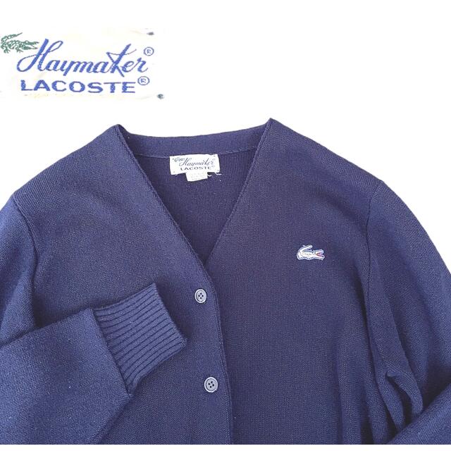 70S LACOSTE  HAYMAKER カーディガン ネイビー あいみょん 2