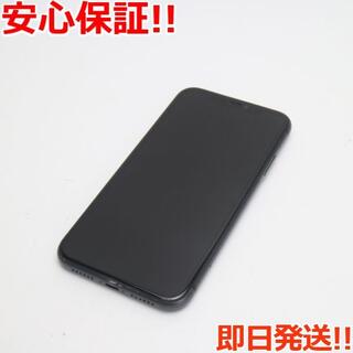アイフォーン(iPhone)の美品 SIMフリー iPhone 11 64GB ブラック (スマートフォン本体)