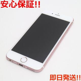 アイフォーン(iPhone)の超美品 SIMフリー iPhone6S 128GB ローズゴールド (スマートフォン本体)