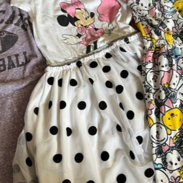 Disney(ディズニー)の120センチ★女の子　ワンピースH&M　ミニー キッズ/ベビー/マタニティのキッズ服女の子用(90cm~)(ワンピース)の商品写真