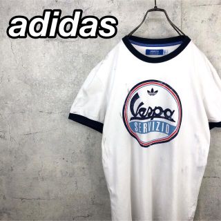 アディダス(adidas)の希少 90s アディダス  Tシャツ ビッグプリント.(Tシャツ/カットソー(半袖/袖なし))