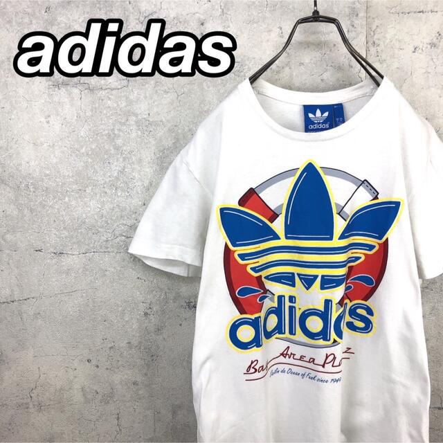 adidas(アディダス)の希少 90s アディダス  Tシャツ ビッグプリント レディースのトップス(Tシャツ(半袖/袖なし))の商品写真